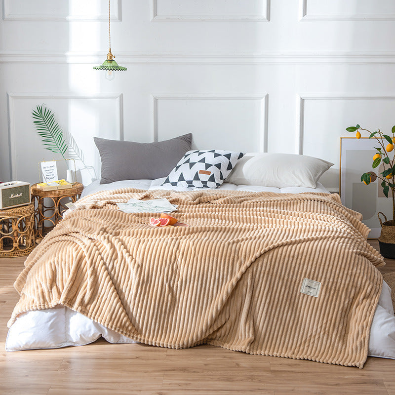 Flannel sheets Solid blanket - Mubimart -  