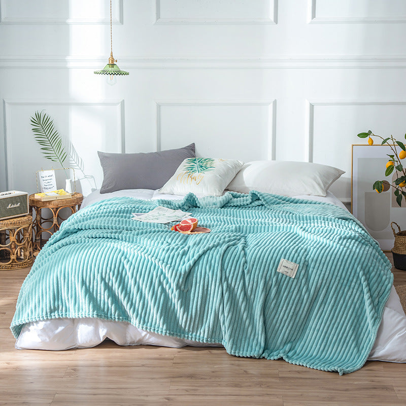 Flannel sheets Solid blanket - Mubimart -  