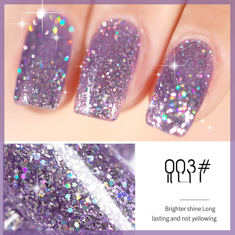 Flash Nail Polish New Super Flash Micro Diamond Nail Shop Special Sequins - Mubimart -  