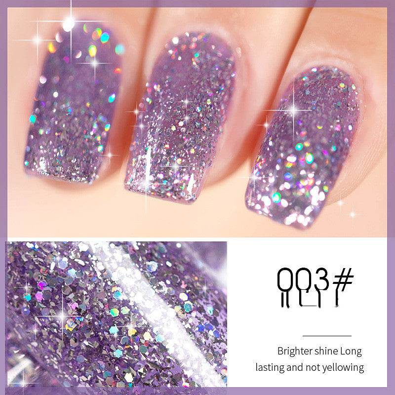 Flash Nail Polish New Super Flash Micro Diamond Nail Shop Special Sequins - Mubimart