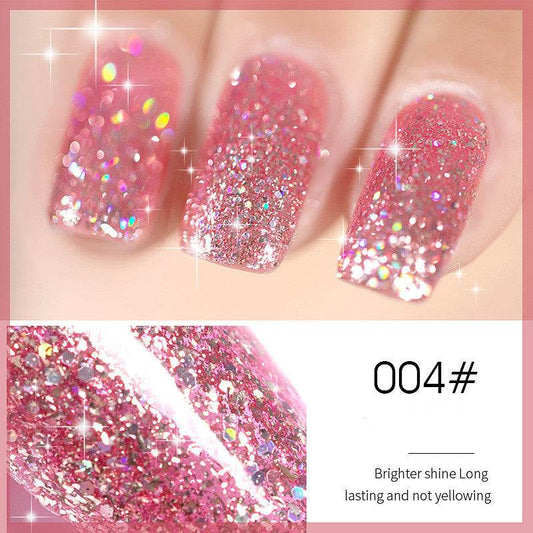 Flash Nail Polish New Super Flash Micro Diamond Nail Shop Special Sequins - Mubimart