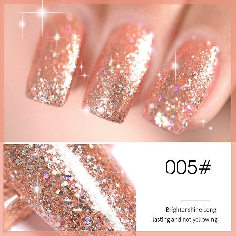 Flash Nail Polish New Super Flash Micro Diamond Nail Shop Special Sequins - Mubimart