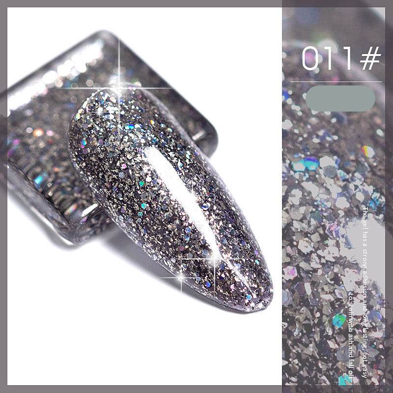 Flash Nail Polish New Super Flash Micro Diamond Nail Shop Special Sequins - Mubimart