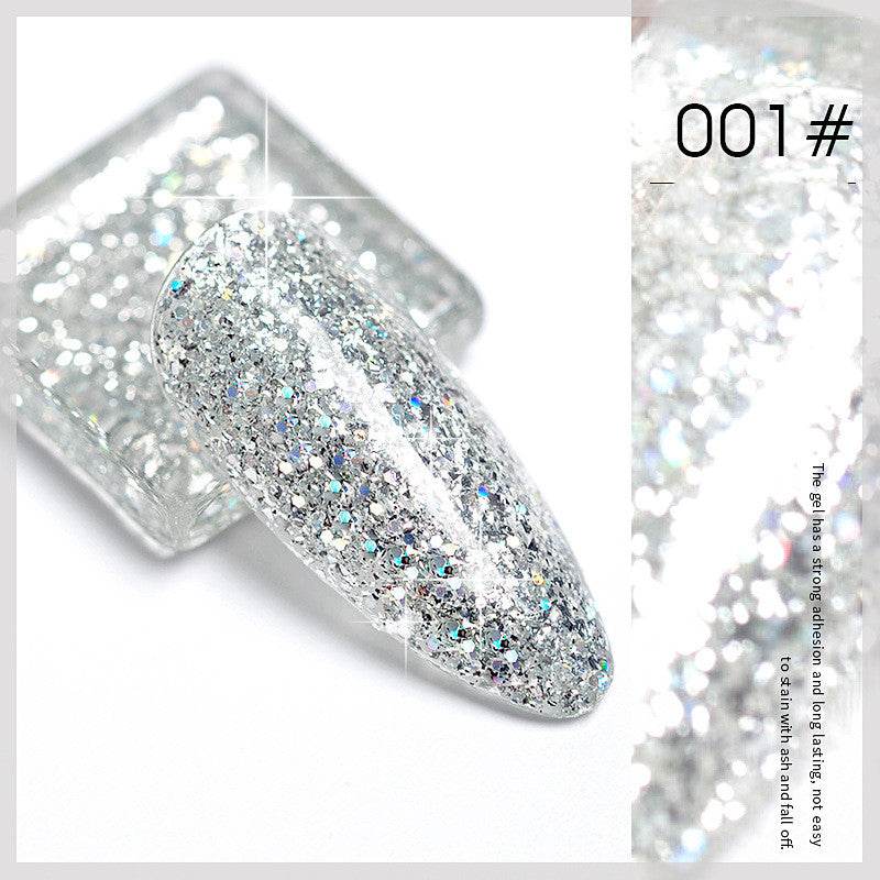 Flash Nail Polish New Super Flash Micro Diamond Nail Shop Special Sequins - Mubimart