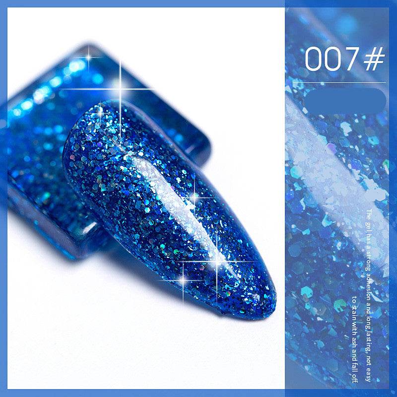 Flash Nail Polish New Super Flash Micro Diamond Nail Shop Special Sequins - Mubimart