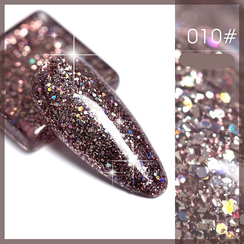 Flash Nail Polish New Super Flash Micro Diamond Nail Shop Special Sequins - Mubimart