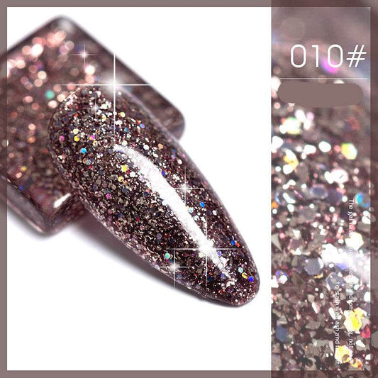 Flash Nail Polish New Super Flash Micro Diamond Nail Shop Special Sequins - Mubimart