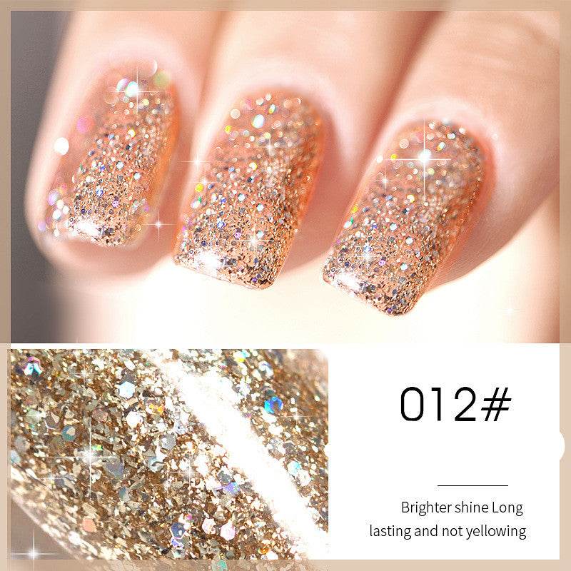 Flash Nail Polish New Super Flash Micro Diamond Nail Shop Special Sequins - Mubimart