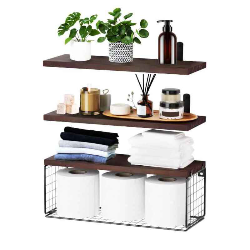 Floating Kitchen Shelves