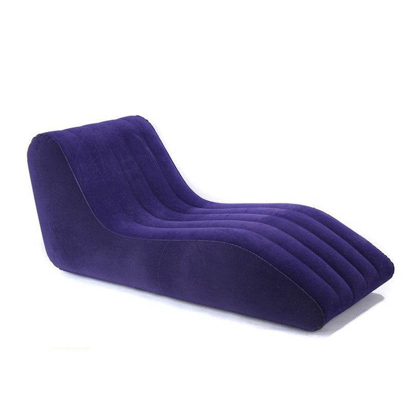 Flocking Inflatable Lazy Sofa Inflatable Adult Sofa Recliner - Mubimart