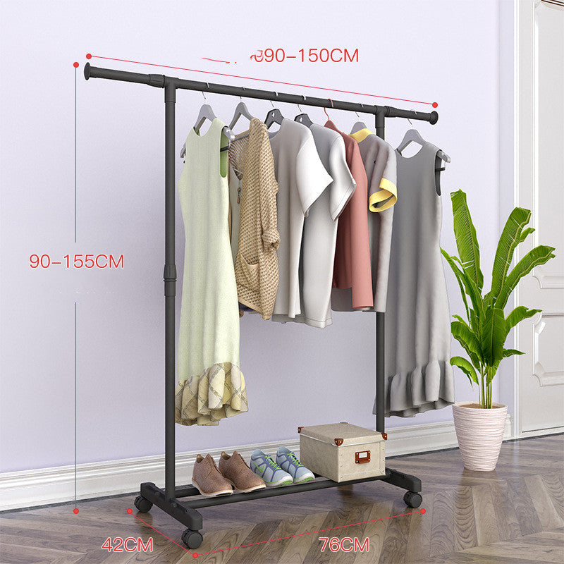 Floor Drying Rack Hanger Clothes - Mubimart -  