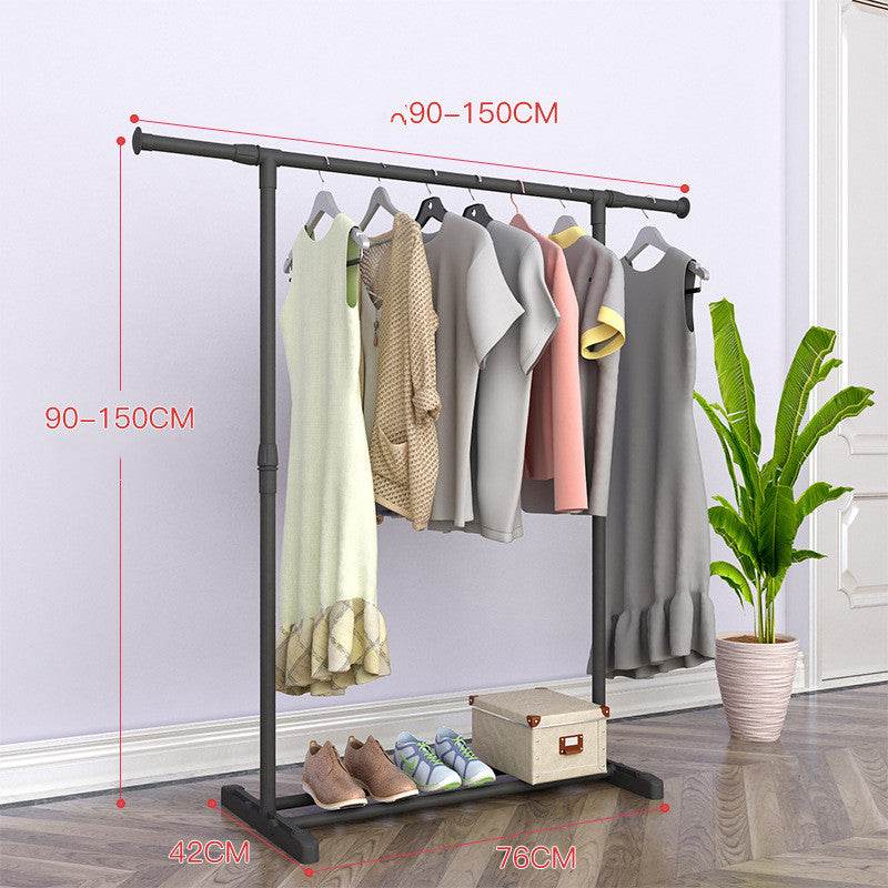 Floor Drying Rack Hanger Clothes - Mubimart
