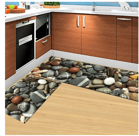 Floor mats, non-slip, oil-proof, household machine washable door mats, bathroom, bathroom, bedside rugs - Mubimart