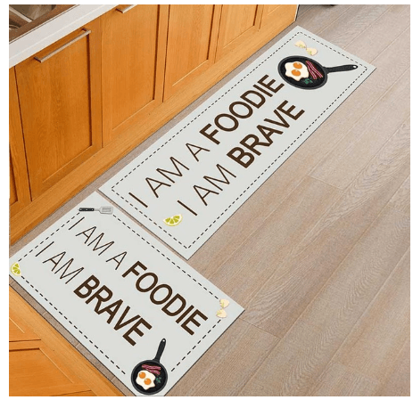 Floor mats, non-slip, oil-proof, household machine washable door mats, bathroom, bathroom, bedside rugs - Mubimart