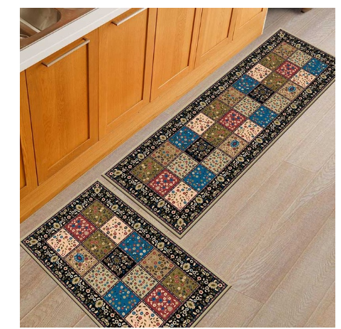 Floor mats, non-slip, oil-proof, household machine washable door mats, bathroom, bathroom, bedside rugs - Mubimart -  