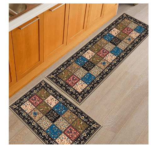 Floor mats, non-slip, oil-proof, household machine washable door mats, bathroom, bathroom, bedside rugs - Mubimart