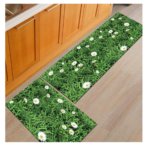 Floor mats, non-slip, oil-proof, household machine washable door mats, bathroom, bathroom, bedside rugs - Mubimart -  