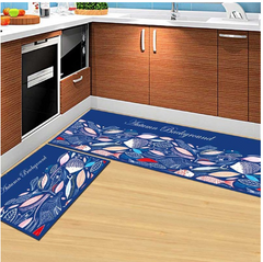 Floor mats, non-slip, oil-proof, household machine washable door mats, bathroom, bathroom, bedside rugs - Mubimart - Bathroom rug 