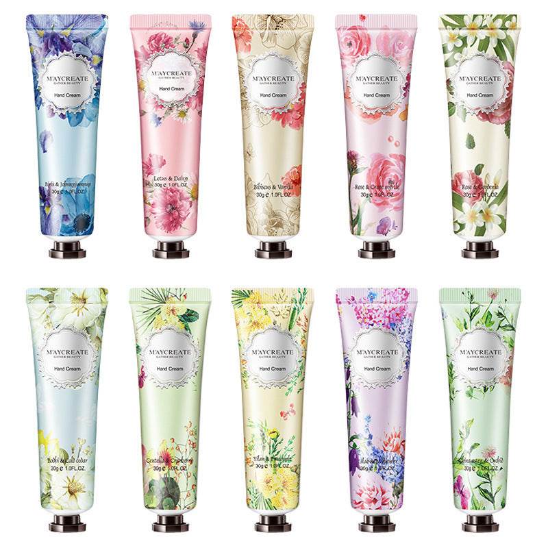 Floral Fragrance 30g Moisturizing Hand Cream Cosmetics - Mubimart