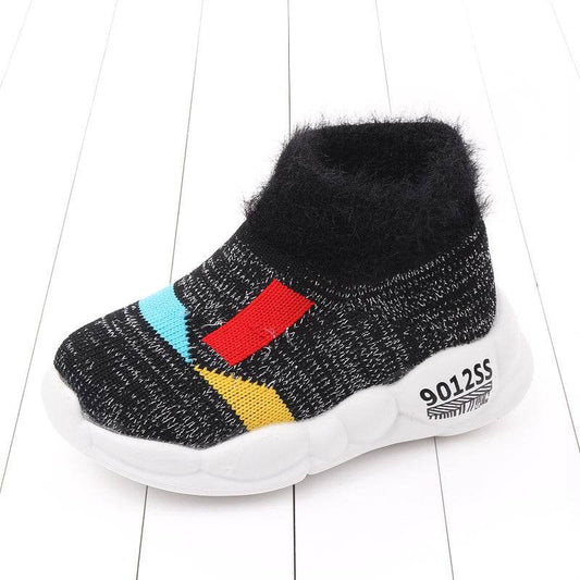 Flying knit girls sneakers - Mubimart