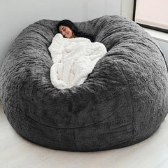 Foam Furniture Bean Bag Sofa Cover - Mubimart - Furniture 