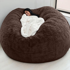 Foam Furniture Bean Bag Sofa Cover - Mubimart -  