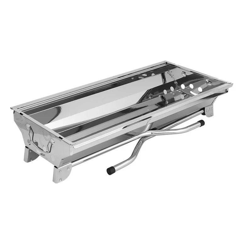 Foldable BBQ Grill Outdoor Stainless Steel Barbecue Tool - Mubimart