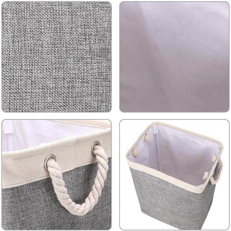 Foldable Dirty Clothes Hamper Storage Clothes Storage Fabric Storage Bucket - Mubimart