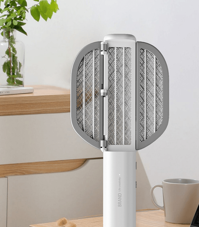 Foldable Electric Mosquito Killer Fly Swatter Bug Zapper Anti Moustique Rechargeable For Indoor And Outdoor Patio Camp - Mubimart