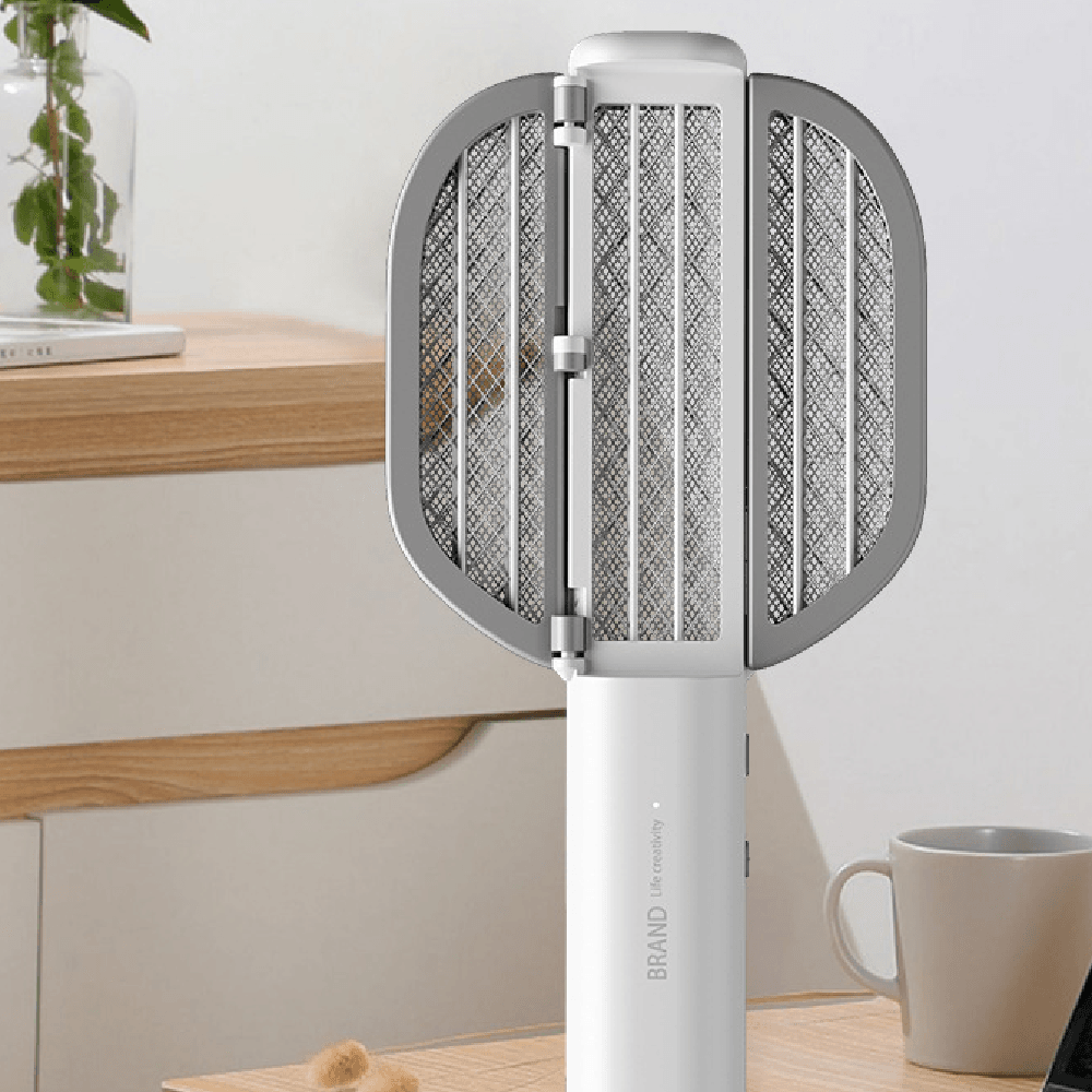 Foldable Electric Mosquito Killer Fly Swatter Bug Zapper Anti Moustique Rechargeable For Indoor And Outdoor Patio Camp - Mubimart