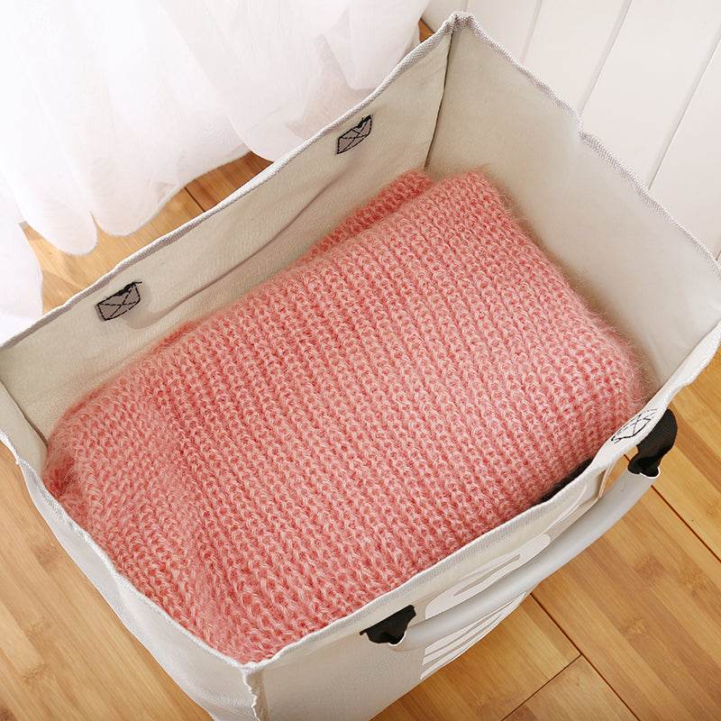 Foldable Fabric Laundry Bag Waterproof Dirty Clothes Hamper - Mubimart