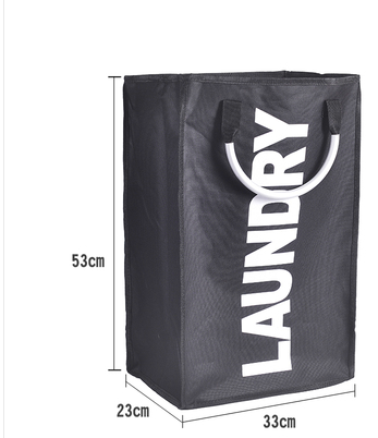 Foldable Fabric Laundry Bag Waterproof Dirty Clothes Hamper - Mubimart -  