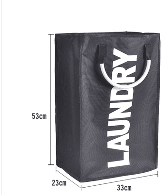Foldable Fabric Laundry Bag Waterproof Dirty Clothes Hamper - Mubimart
