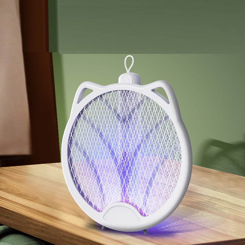 Foldable Four-in-one Household Multifunctional Electric Mosquito Swatter - Mubimart