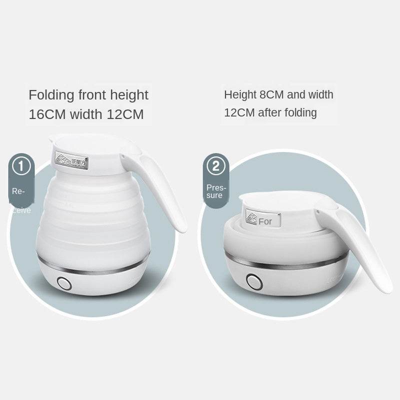 Foldable Kettle Stainless Steel Electric Silicone Kettle Traveller Kettle Portable - Mubimart