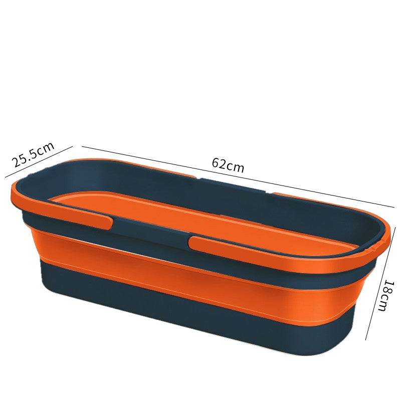 Foldable Plastic Mop Bucket For Household Use - Mubimart
