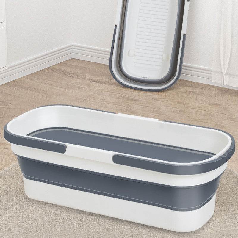 Foldable Plastic Mop Bucket For Household Use - Mubimart