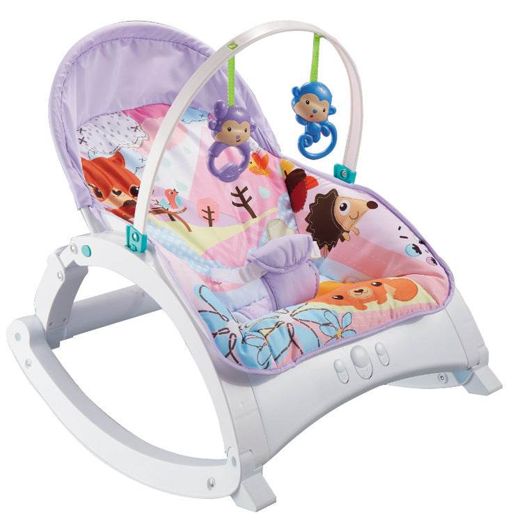 Foldable Storage Baby Soothing Bed Rocking Chair Toys - Mubimart
