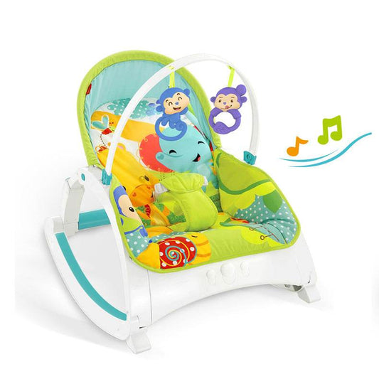 Foldable Storage Baby Soothing Bed Rocking Chair Toys - Mubimart