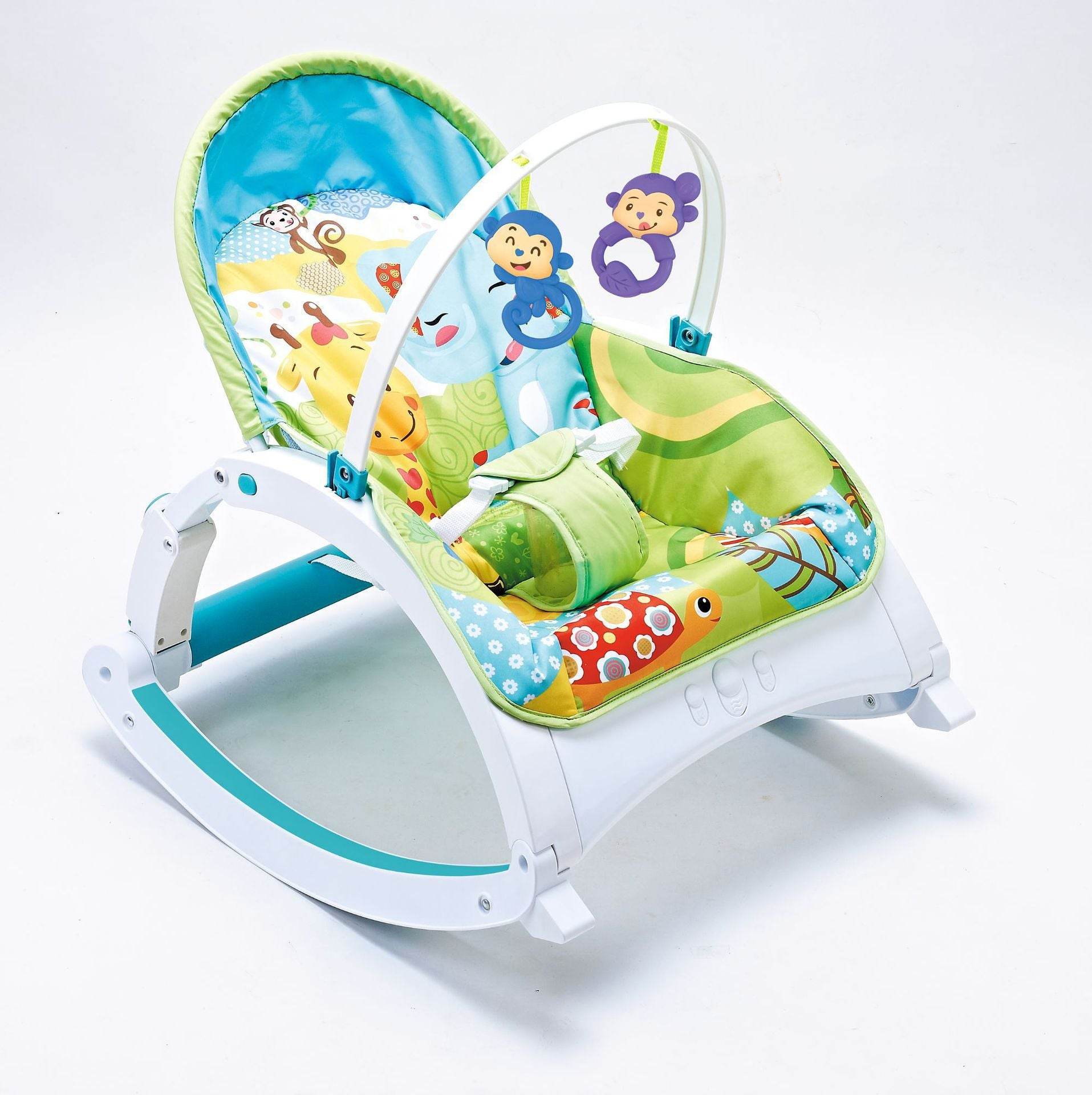 Foldable Storage Baby Soothing Bed Rocking Chair Toys - Mubimart