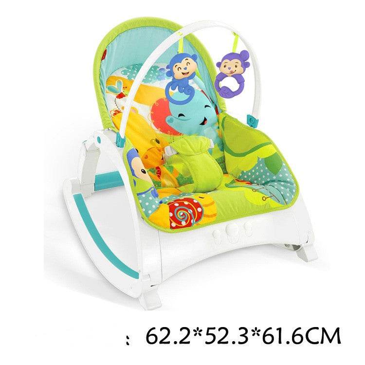 Foldable Storage Baby Soothing Bed Rocking Chair Toys - Mubimart