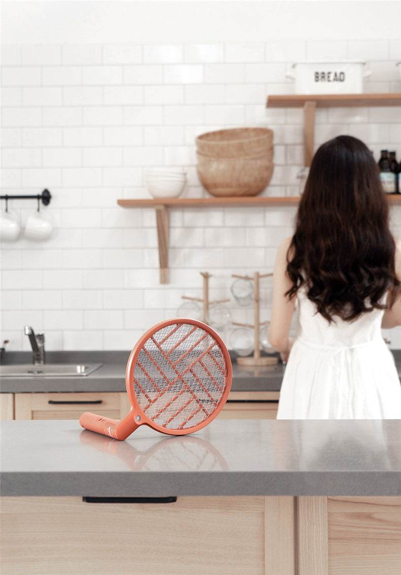 Foldable electric mosquito swatter charger - Mubimart