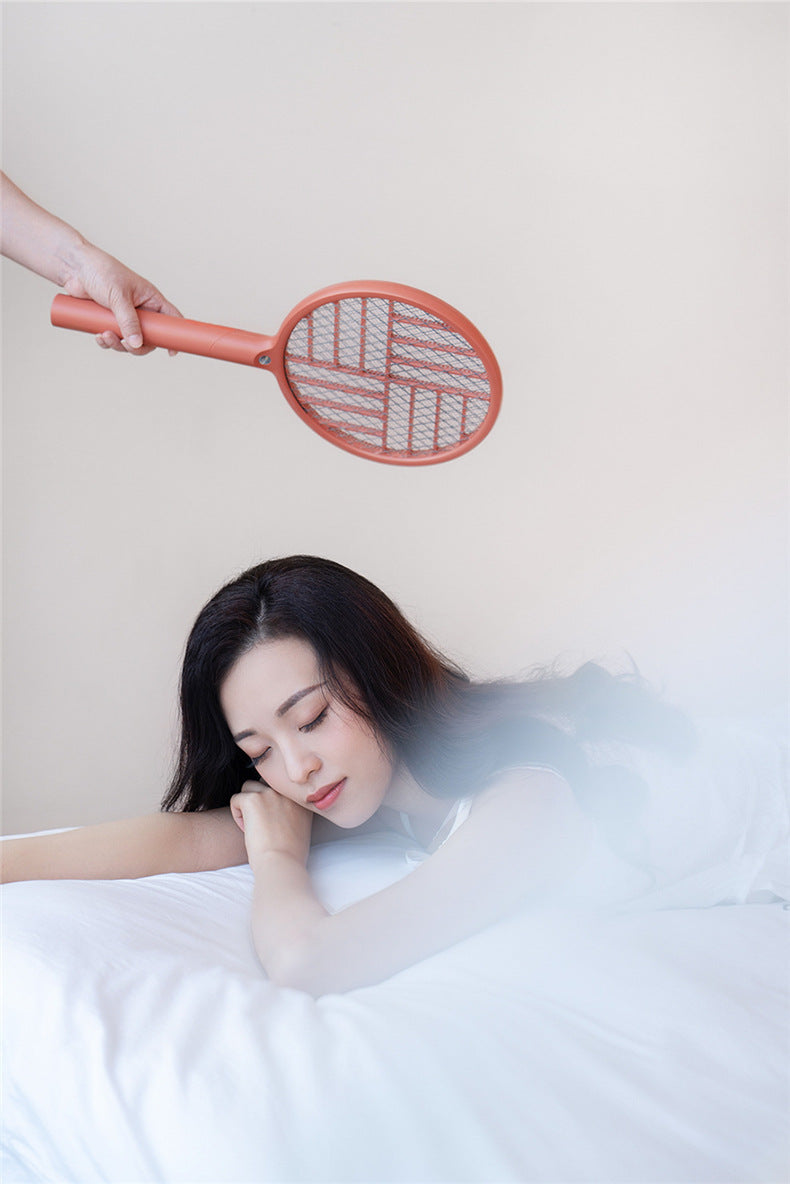 Foldable electric mosquito swatter charger - Mubimart -  