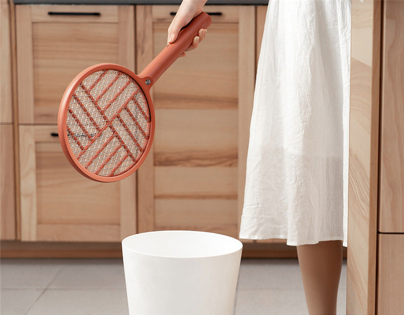 Foldable electric mosquito swatter charger - Mubimart -  