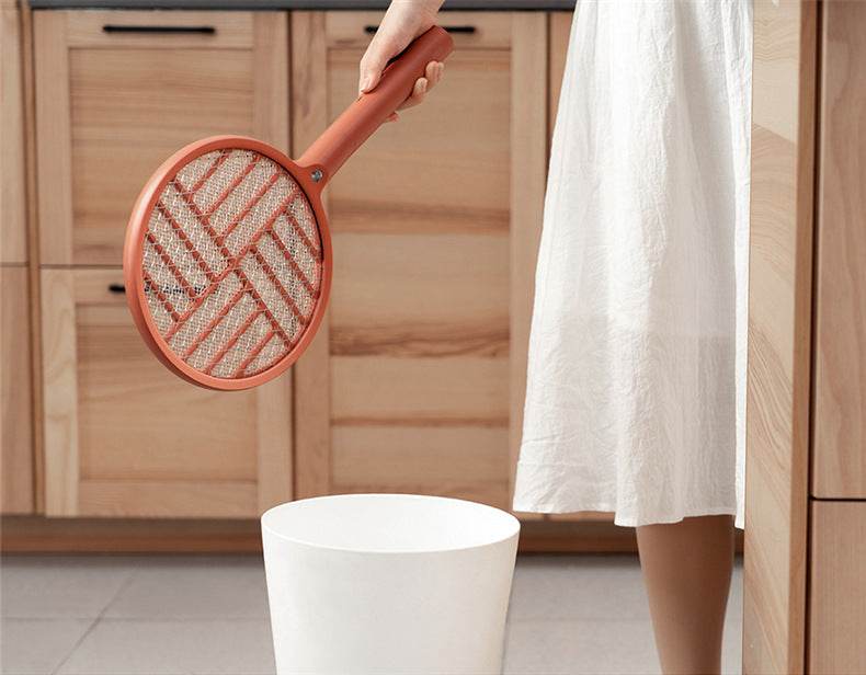 Foldable electric mosquito swatter charger - Mubimart