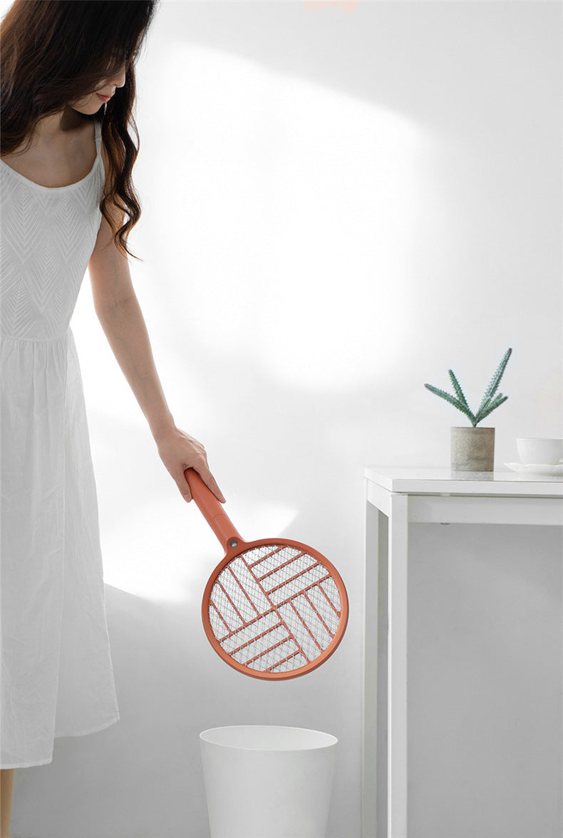 Foldable electric mosquito swatter charger - Mubimart -  