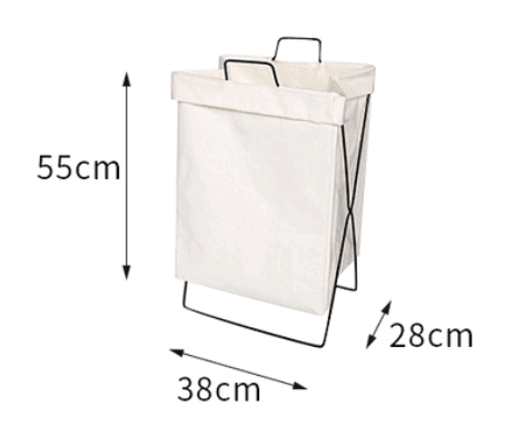 Foldable fabric hamper household laundry basket large storage basket bathroom clothes storage basket - Mubimart