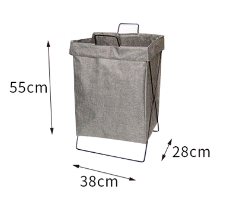 Foldable fabric hamper household laundry basket large storage basket bathroom clothes storage basket - Mubimart -  