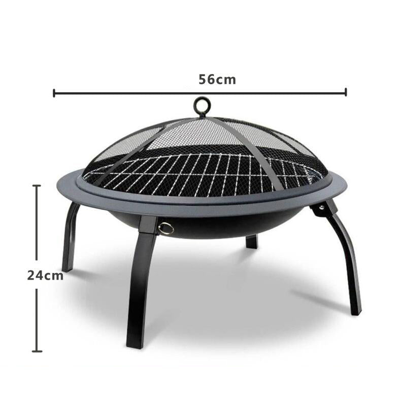 Folding BBQ Grill Outdoor CampStove Portable Barbecue Grill Household Charcoal Heating Brazier Charcoal Stove Indoor Roasting Stove - Mubimart -  