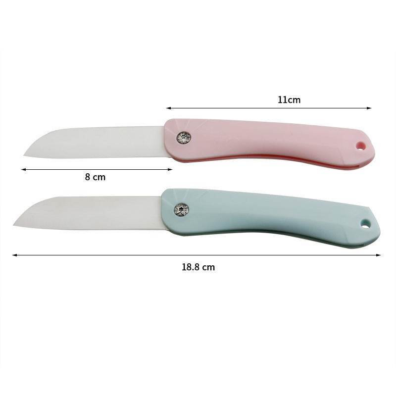 Folding Ceramic Knife, Paring Knife, Fruit Knife - Mubimart